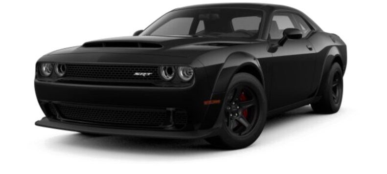 Dodge Challenger Png Image - Challenger Demon 2018 Black (790x444), Png Download