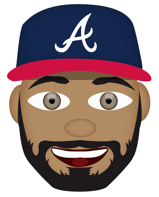 Atlanta Braves On Twitter - Atlanta Braves Logo Black (800x800), Png Download
