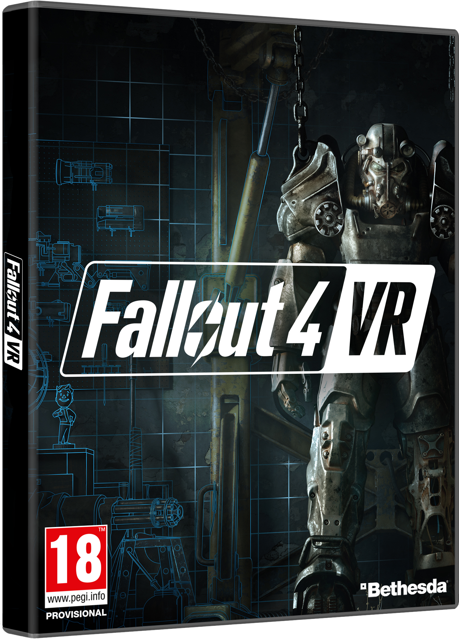Fallout 4 Vr Box Cover - Cover (1650x2250), Png Download