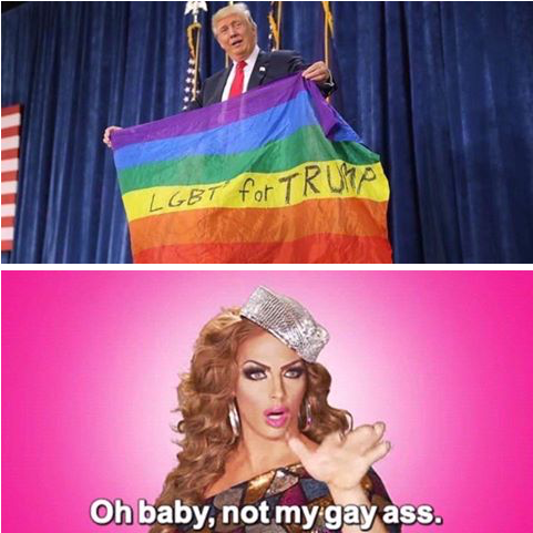 A Trump Presidency & A Loss Of Lgbtq Rights - Trump And Pence Gay (800x800), Png Download