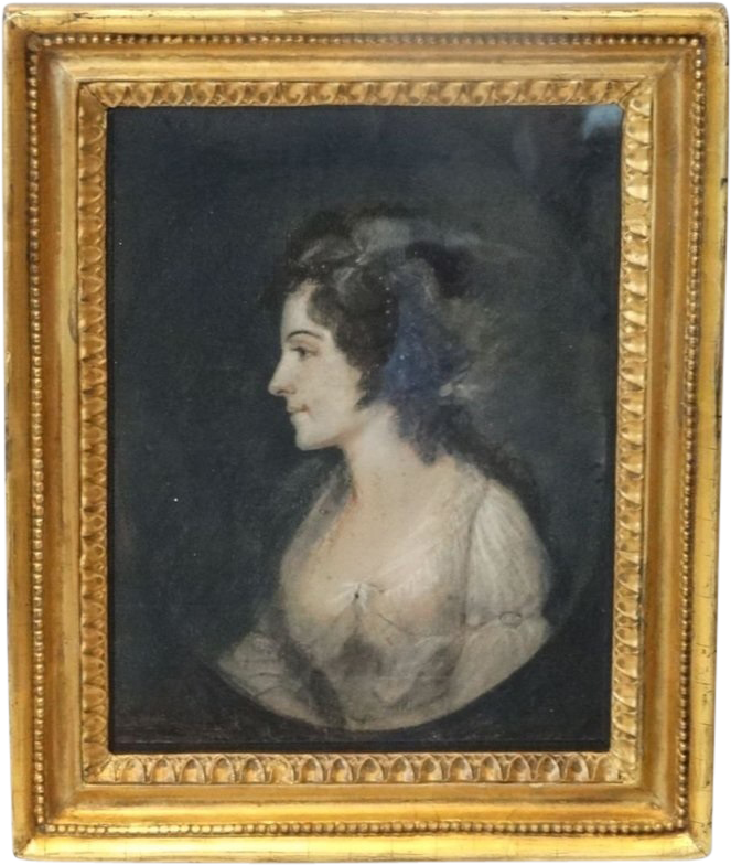 Sharples Portrait Of Eliza Hamilton - Eliza Hamilton Young (783x783), Png Download