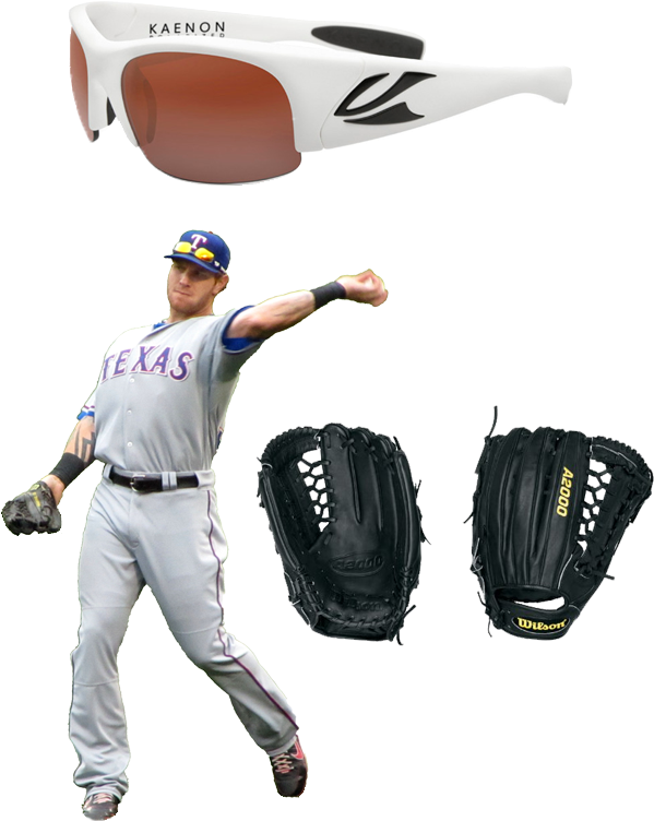 Josh Hamilton Glove Model, Wilson Glove, Wilson A2000, - Baseball (610x792), Png Download