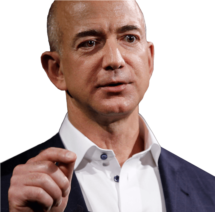Jeff Bezos Speaking Sticker - Jeff Bezos Png (750x750), Png Download
