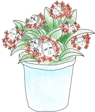 Mike Pence - Flowerpot (400x396), Png Download