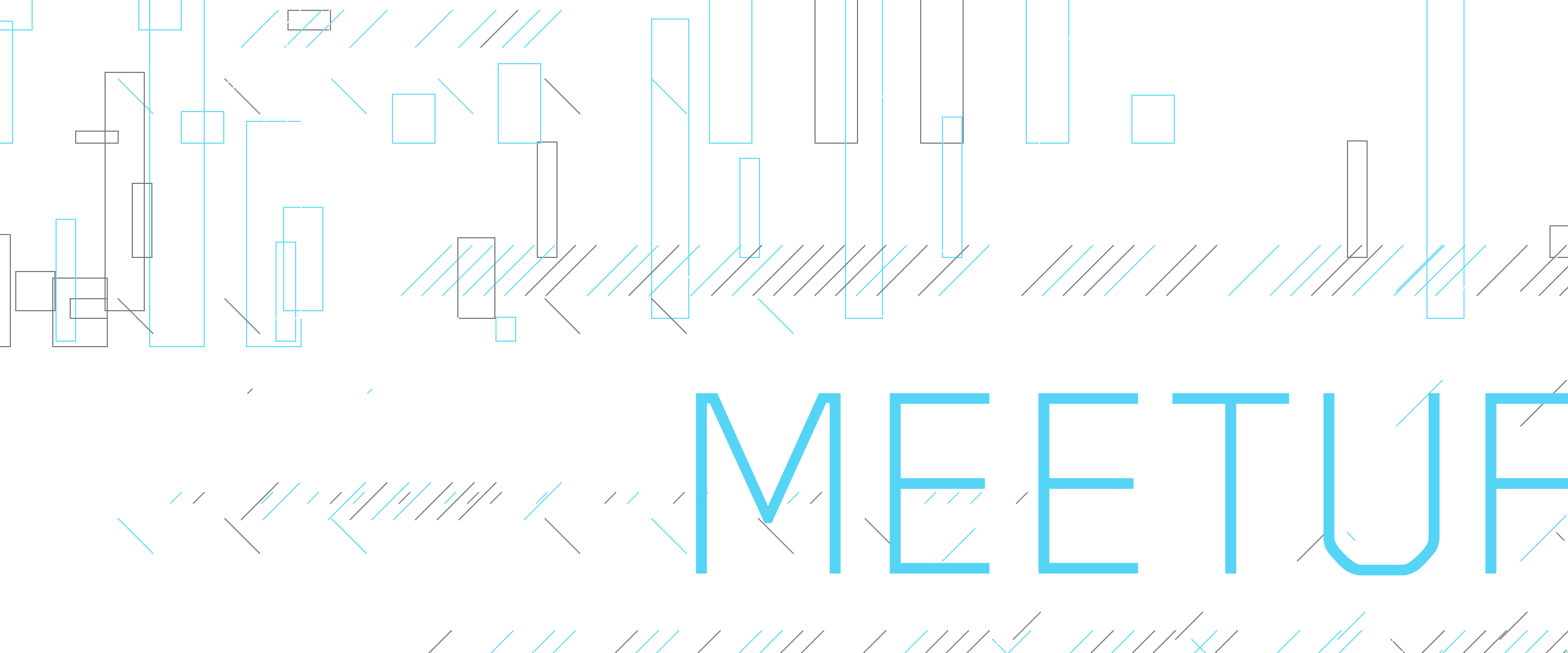The Word Meetup In Capital Letters On A White Background - Pattern (2880x1200), Png Download