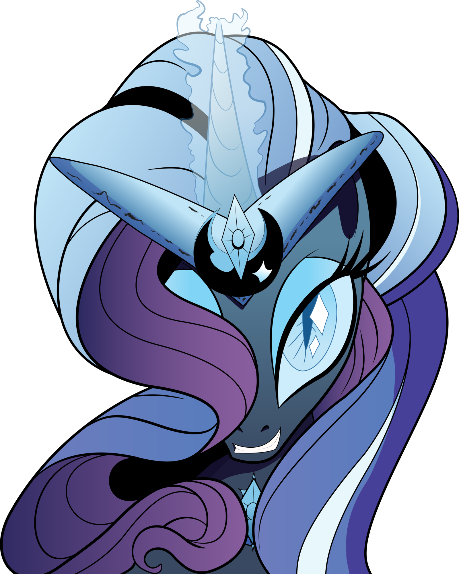 Nightmare Rarity By Refro82 - My Little Pony Rarity Bad (1600x1999), Png Download