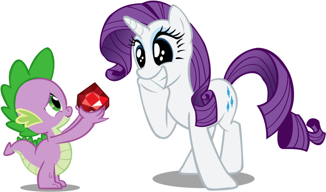My Little Pony Friendship Is Magic Rarity And Spike - My Little Pony Rarity Love (1169x683), Png Download