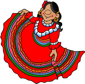 Mexican Clip Art (360x346), Png Download