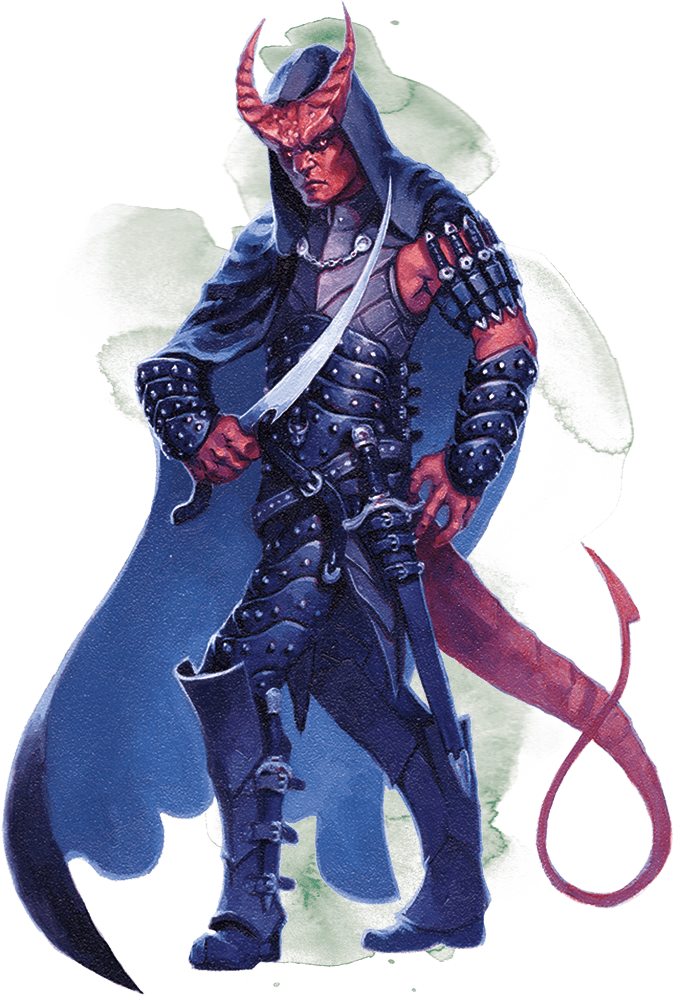 Tiefling Rogue - Dnd Tiefling Rogue (680x1000), Png Download