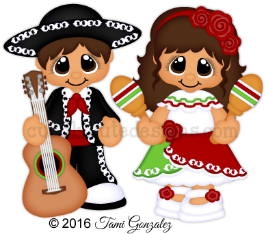 Png Free Cinco De Mayo Clipart Fiesta Mexicana - Imagenes De Muñequitos Para Fiestas Patrias De Mexico (400x400), Png Download