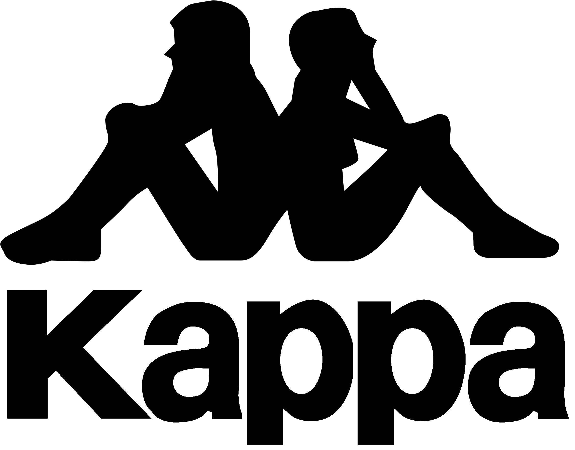 Kappa Logo Black And White - Kappa Logo (2400x2400), Png Download
