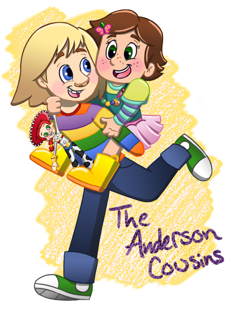 The Anderson Cousins By Phantomphoenix4 On Deviantart - Riley Anderson Fan Art (769x1039), Png Download