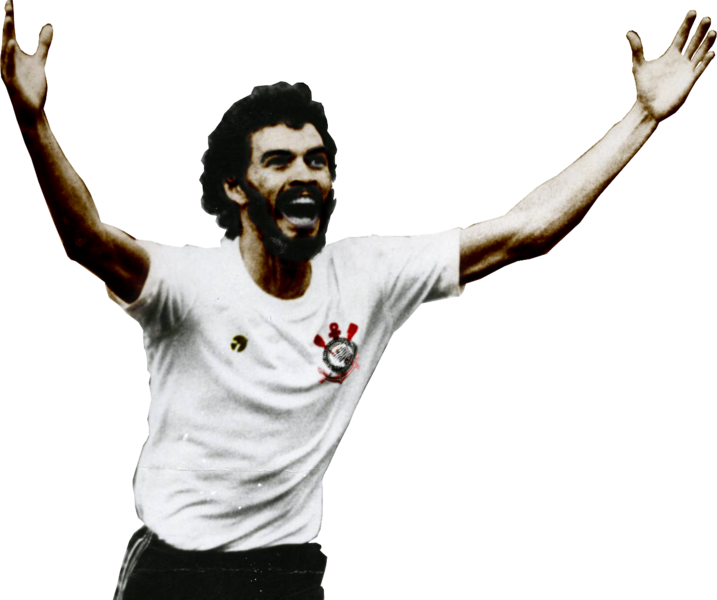 Corinthians - Sócrates Jogador Do Corinthians (717x600), Png Download