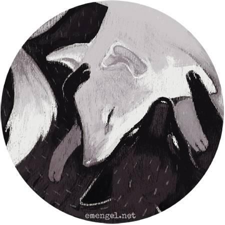 Circle Illustrations - E - M - Engel Illustration - Emengel (450x450), Png Download