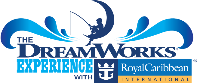 Dreamworks Logo Png - Dreamworks Royal Caribbean Logo (670x276), Png Download