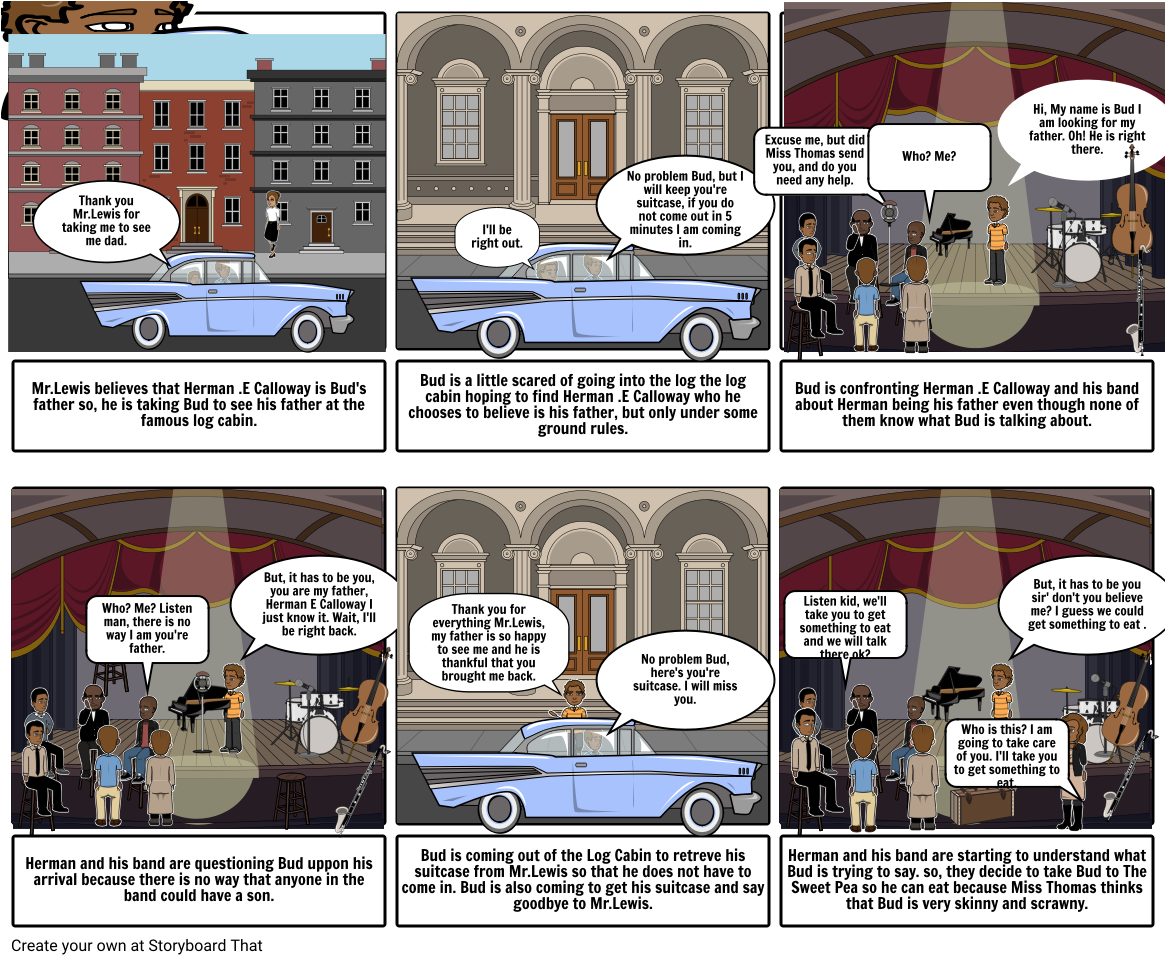 Bud, Not Buddy Morgan Harris - Family Car (1164x962), Png Download