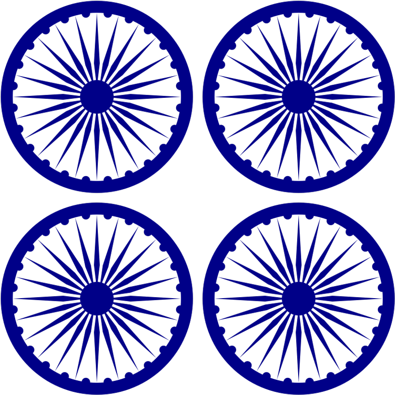 Indian Flag Chakra To Draw (800x800), Png Download