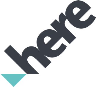 In Association With - Here Technologies Logo (600x600), Png Download