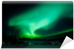 Aurora Borealis / Northern Lights Wall Mural • Pixers® - Aurora (400x400), Png Download