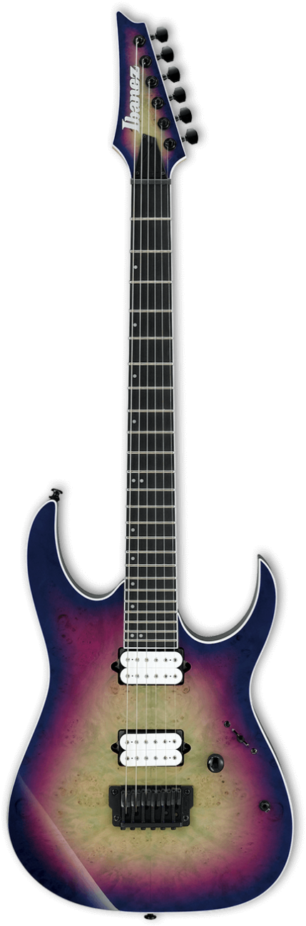 Ibanez Rgix6fdlb-nlb Northern Lights - Ibanez 2018 Iron Label (1000x1330), Png Download