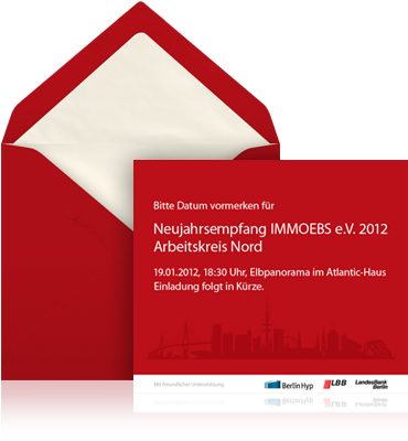Invitation Cards - New Year Corporate Card (372x406), Png Download