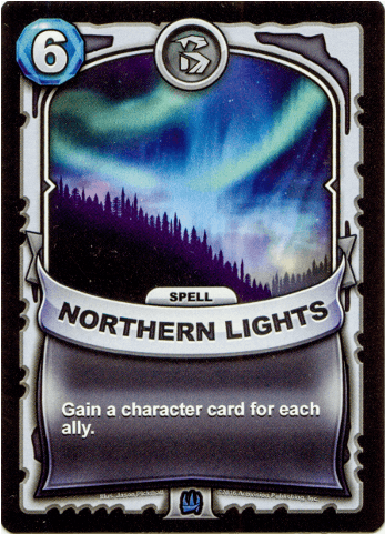 Non-elemental Spell - Northern Lights - Water (500x500), Png Download