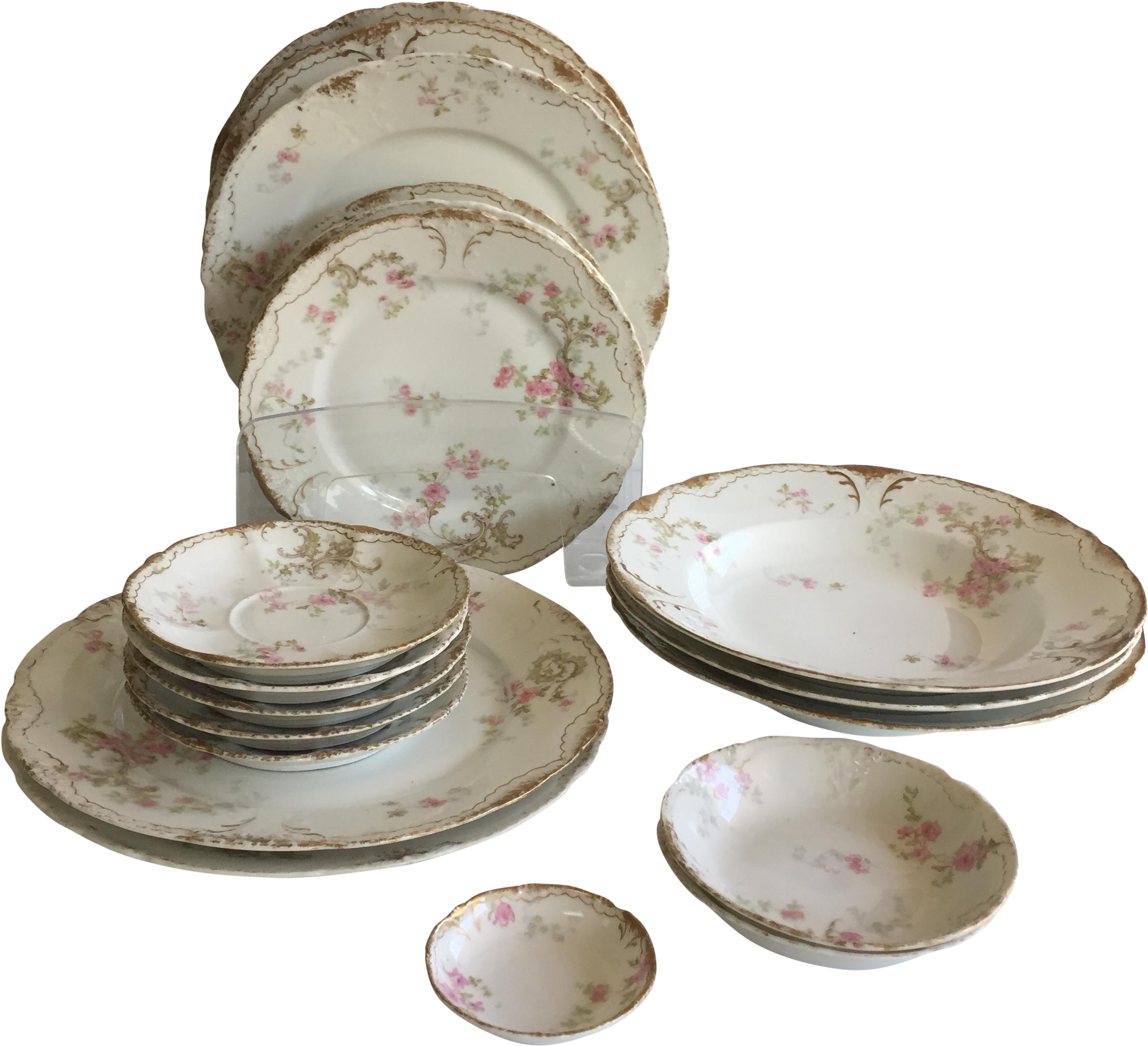 Haviland Limoges Set Of China - Limoges (2461x2243), Png Download