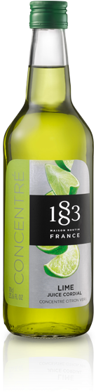 Lime Juice Cordial - Limetka Routin 1883 Sirup 1l (298x608), Png Download