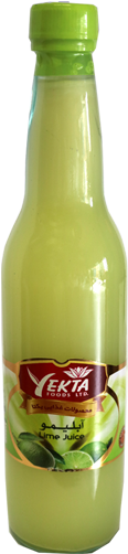Yekta Lime Juice - Glass Bottle (550x550), Png Download