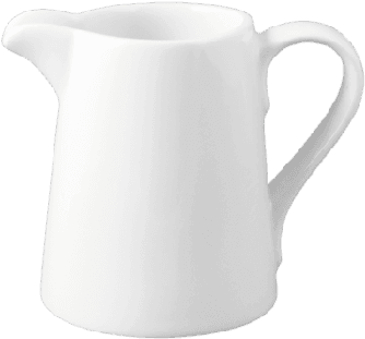 Dudson 3plw615v Plain White Harvest White Jug - Coffee Cup (350x350), Png Download