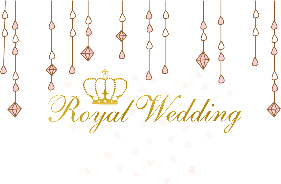 Royalwedding Curtain Jewels Background Hearts - Horse (1117x1024), Png Download