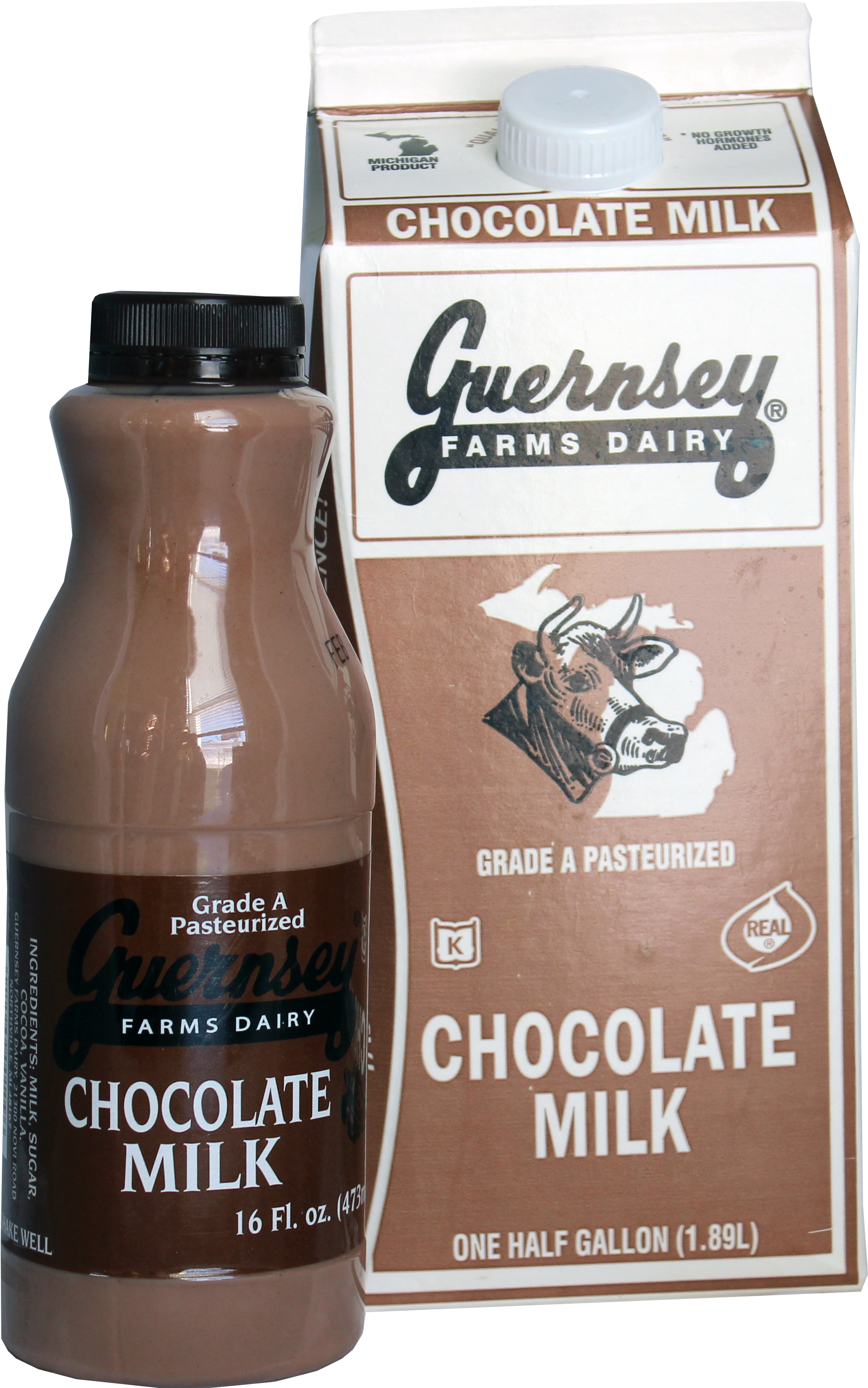 Did You Know That Guernsey Farms Dairy Chocolate Milk - Guernsey Farms Premium Chocolate Syrup Ice Cream Topping (2166x3306), Png Download