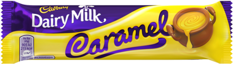 More Views - Cadbury Dairy Milk Caramel 45g (800x800), Png Download