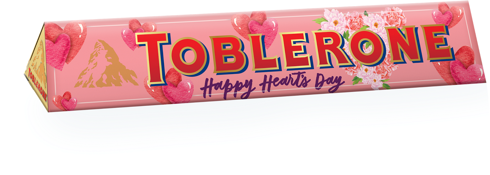 A Loving Local Take - Toblerone Fruit & Nut Milk Chocolate - 3.52 Oz (1600x620), Png Download