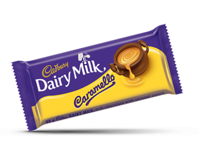 Cadbury Dairy Milk Caramello - Cadbury Dairy Milk Giant Buttons 119g (400x325), Png Download