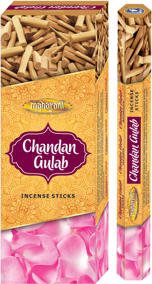 Chandan Gulab - Mystic Incense Sandalwood Concentrated (400x600), Png Download