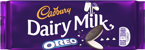 Cadbury Dairy Milk Oreo - Cadbury Dairy Milk 200g (510x340), Png Download