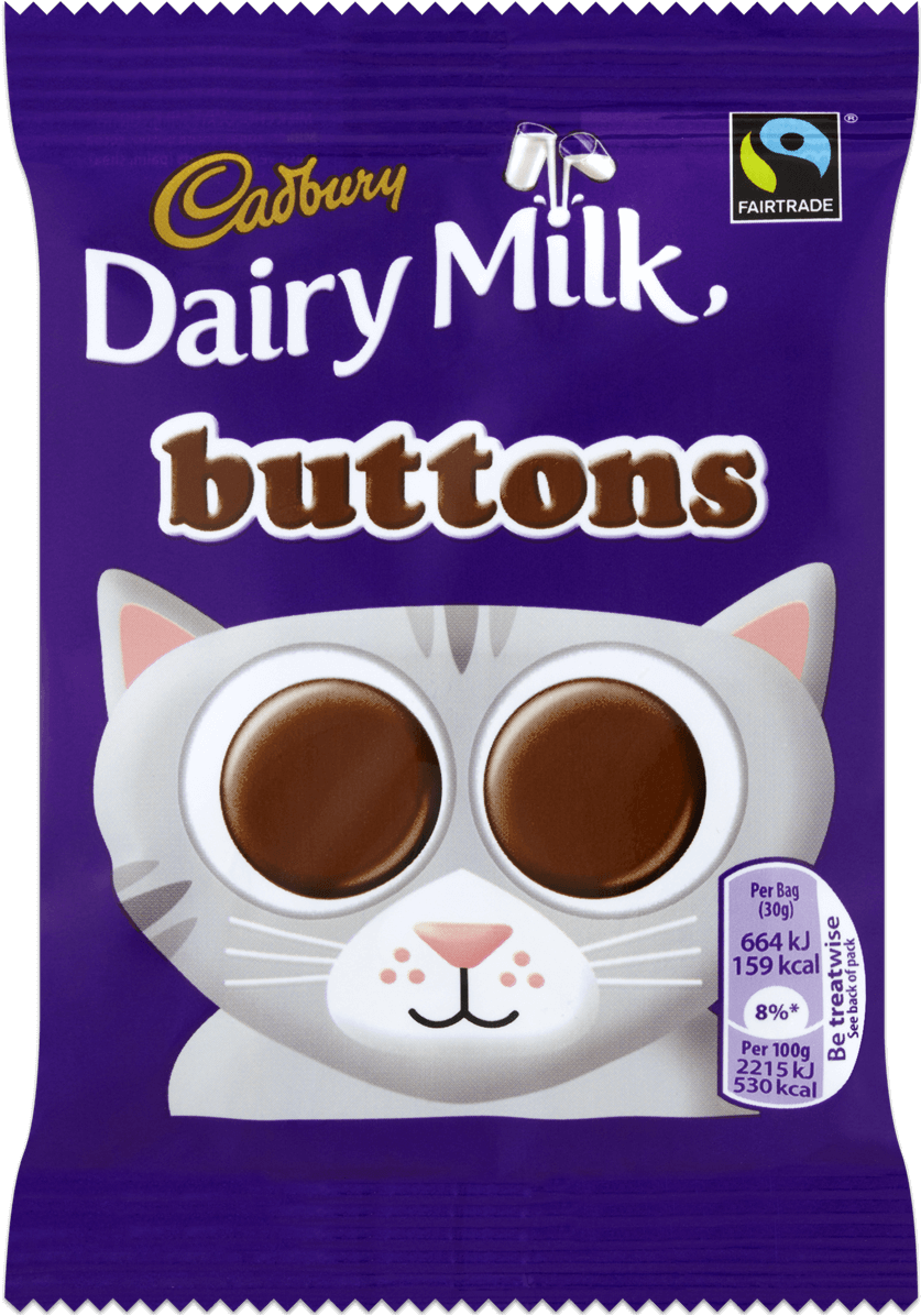 Cadbury Dairy Milk Buttons Bag - Cadbury Buttons (1200x1200), Png Download