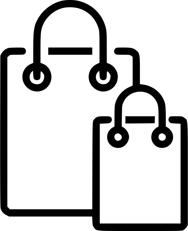 Online Carry Bag Cart Comments - Line Art Carry Bag (796x980), Png Download