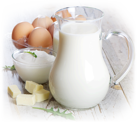 Meat And Dairy Png (470x420), Png Download