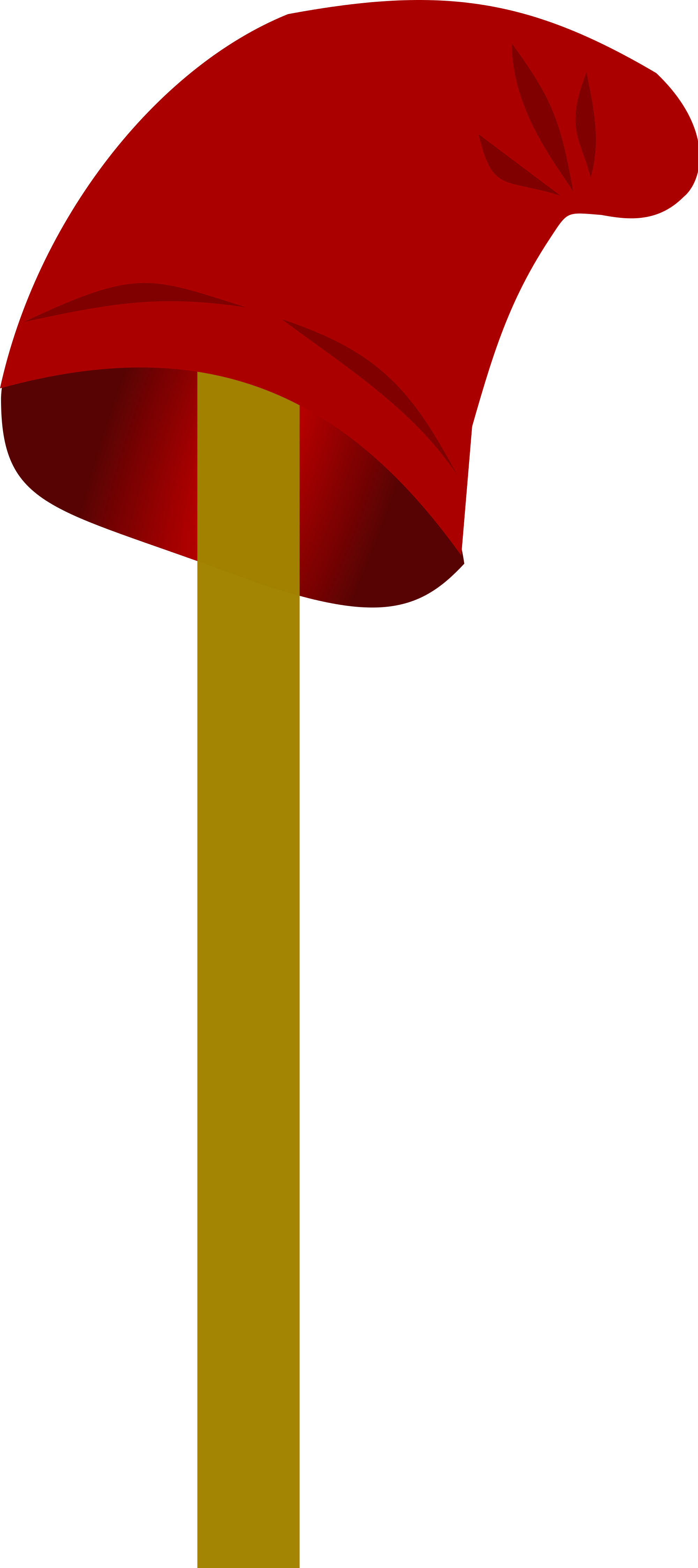 Open - Phrygian Cap On Pole (2000x4492), Png Download