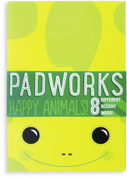 Padworks Happy Animals Notepad - Notebook (800x800), Png Download