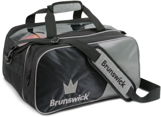 59 Bs2401 008 Crown Double Tote Wpouch Silver 3qtr - Crown Double Tote (silver) - Free Shipping (600x600), Png Download