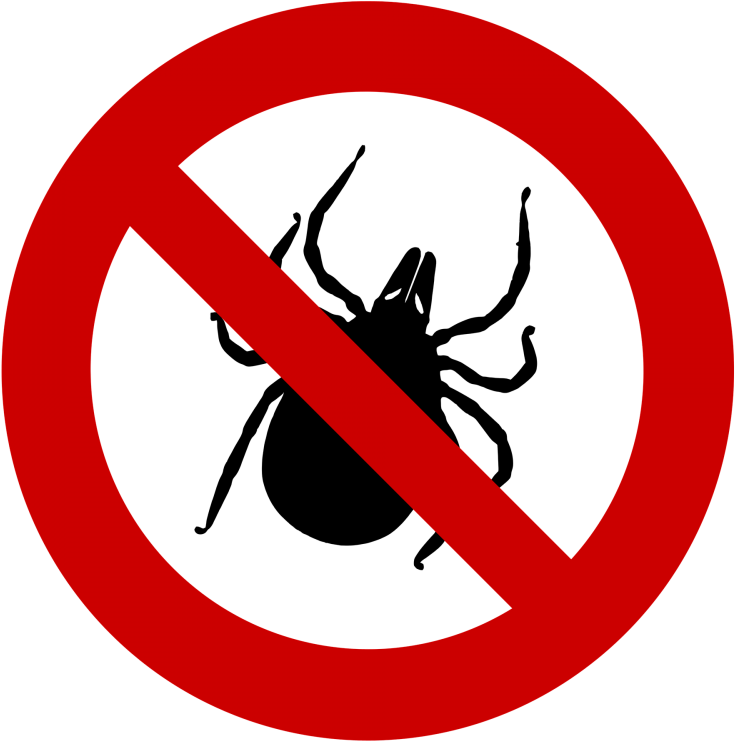 Ticks And Lyme Disease, We Have The Answers To Your - No Left Turn Traffic Sign (800x800), Png Download