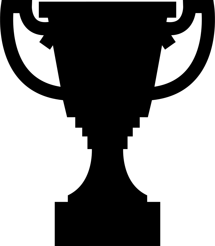 Award Trophy Shape - Trophy Shape (858x980), Png Download