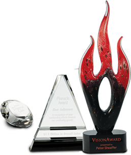 Crystal And Glass Awards - Engraved Crystal Glass Award 7 3/4 Inch Clear Crystal (544x312), Png Download