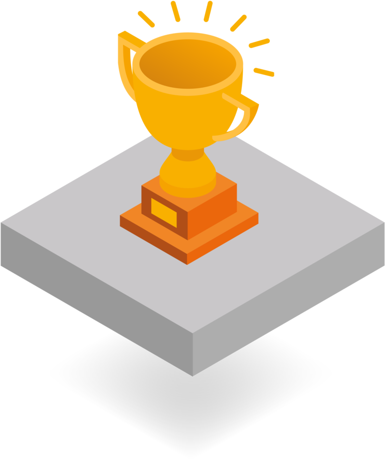 Awards 3d Image - Trophy (1000x1000), Png Download