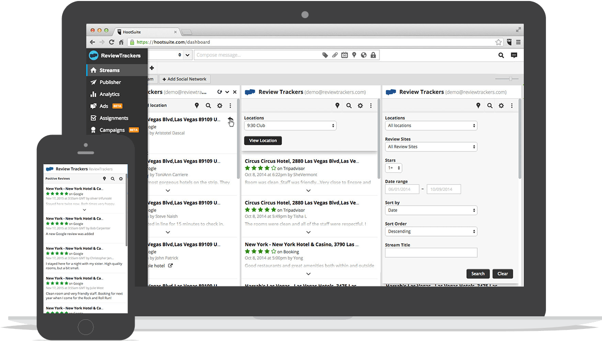 Current Reviewtrackers Customers And Hootsuite Customers - Operating System (1200x681), Png Download