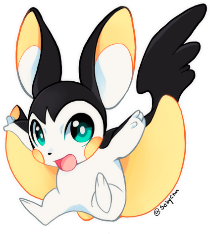 Emolga For The Twitterdex Join It - Cartoon (500x500), Png Download
