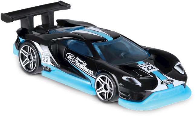 16fordgtrace 2018 Kroger - Hot Wheels Ford Gt Race (892x407), Png Download